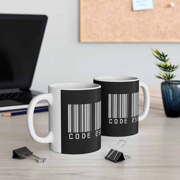 Code 256 Ceramic Mug 11oz.