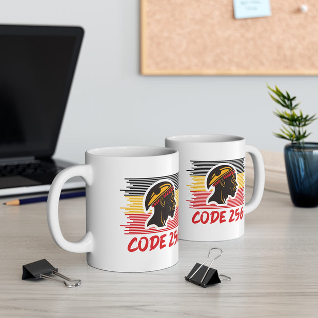 Code 256 Ceramic Mug 11oz