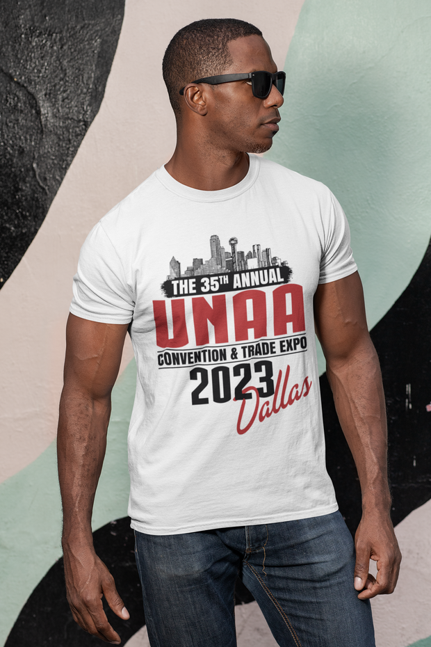The 35th annual UNNA conevntion Unisex Jersey Short Sleeve Tee